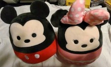 Kellytoy Squishmallow Disney Mickey Mouse and Minnie Mouse 10" Plush Lot