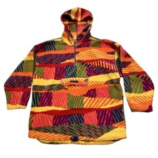 Sudadera con Capucha Vintage The Limited Malden Polar Polar Polar Canguro Cuarto Cremallera EE. UU. Talla 10