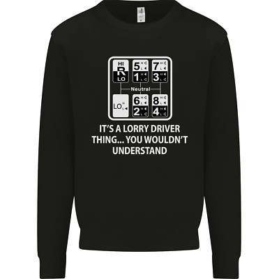 Its A Lkw-Fahrer Sache Lustig Truck Trucker Herren Sweatshirt Pulli