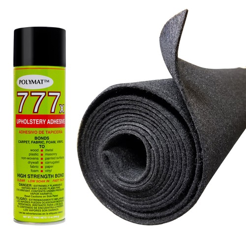 3ft X 4ft Precut Charcoal/Grey Speaker Box Carpet – Also For Car Boot & Acoustic Liners – By Polymat