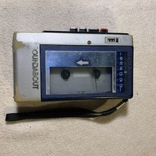 Vintage Sony WA-11 Walkman SoundAbout AM/FM Radio Cassette Recorder Silver PARTS