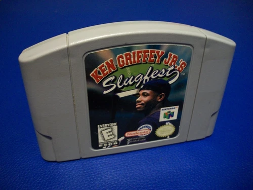 Nintendo ~ KEN GRIFFEY Jr.'s Slugfest ~ Authentic N64 Cart ~ Tested Works Great!