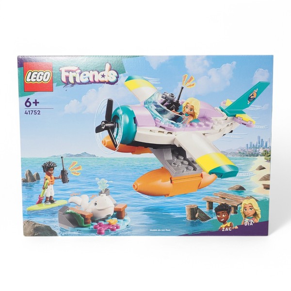 Lego Friends 41752 Seerettungsflugzeug Bausatz Mit Meerestier, Wal, Flugzeug-image