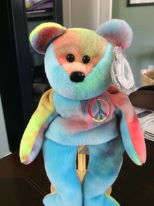 peace beanie baby style 4053