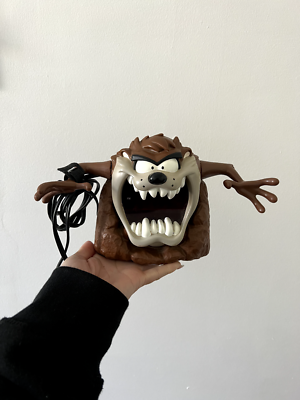 Vintage 1995 Taz Tasmanian Devil Looney Tunes Alarm Clock Westclox