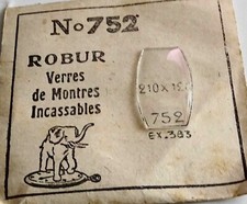 Watch Glass 21 X 12 Mm Base Plate Robur