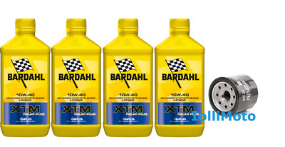 INSPEKTIONSSET BARDAHL XTM 10W40 MOTORRAD + FILTER 204 Yamaha FZ1 1000 S Fazer 