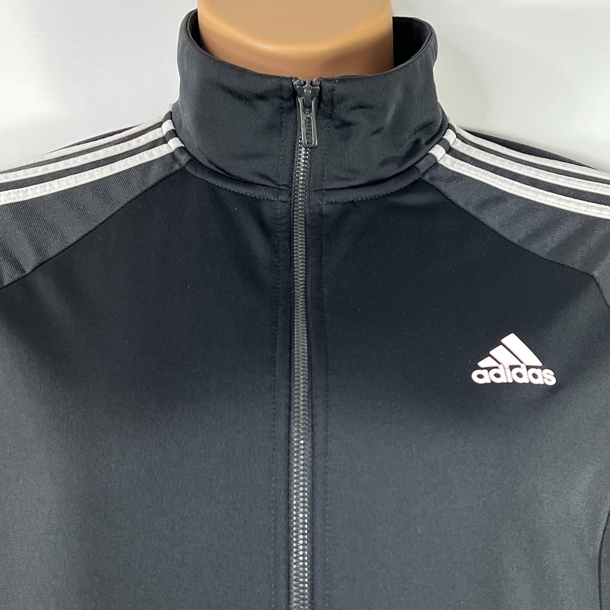 Adidas Designed to Move Track Jacket Full Zip Black BK4658 Adidas Designed to Move Track Jacket Full Zip Black BK4658