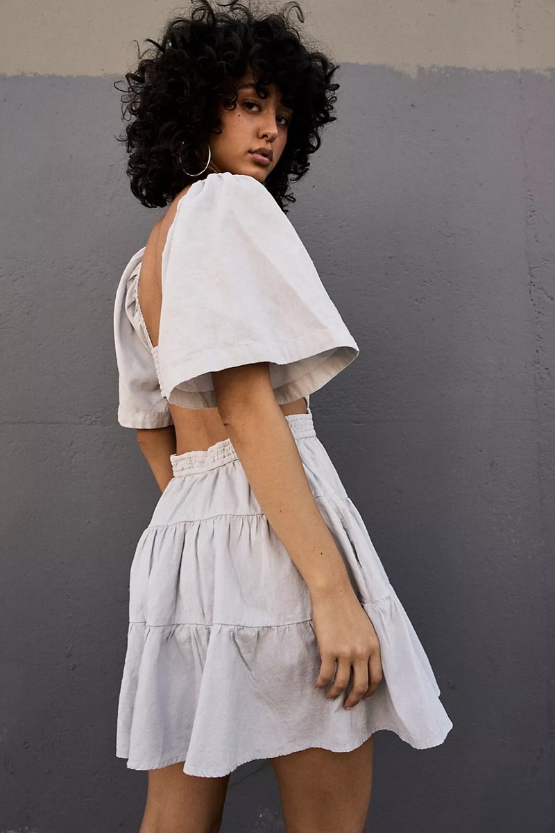 let's dance mini dress white Arlette Mini Dress
