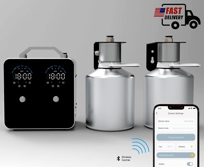 Large Space for HVAC Smart Aroma Diffuser Scenting Dual Bottle System Bluetooth