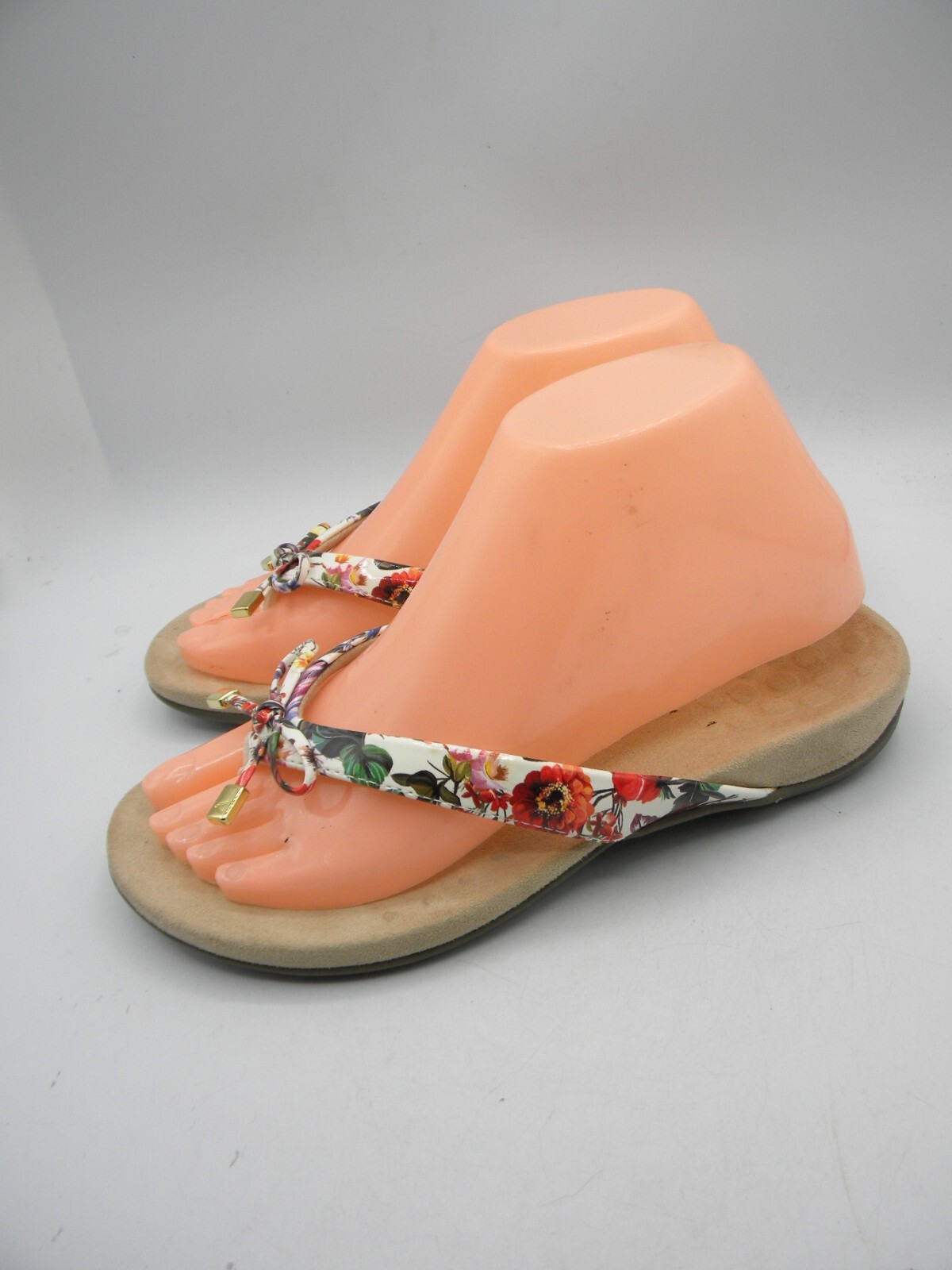 VIONIC Bella Multicolor Leather Slide Flat Thong … - image 6