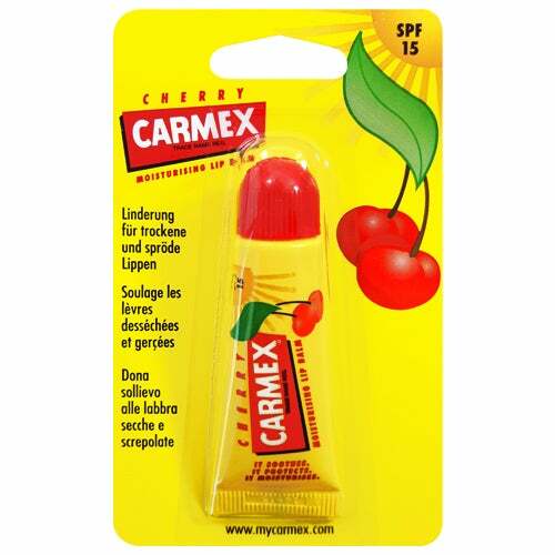 Balsamo per labbra Carmex ciliegia, tubo fragola, sapore di ananas venditore UK gratuito - Foto 9 di 12