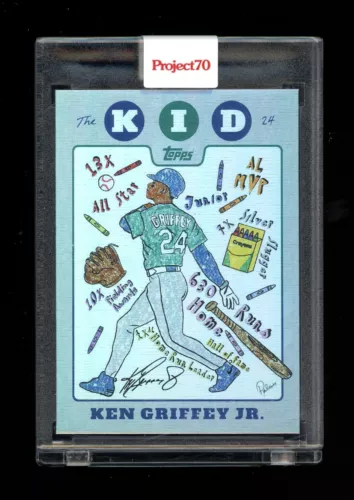 Topps Project 70 Ken Griffey Jr Rainbow Foil /70 Brittney Palmer #596