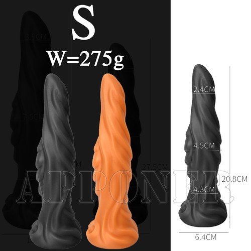 Anal Plug Long Dildo Toys Massage Suction Cup Ass Plug Anal Dilator Adult Toys - Picture 10 of 30