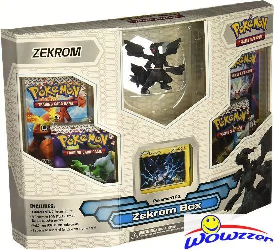 Zekrom Black & White Pokemon Figure - Pokemon Plushes, Toys & Cards at