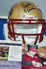 JIMBO FISHER SIGNED MINI HELMET FLORIDA STATE SEMINOLES 13 NATIONAL CHAMPS JSA