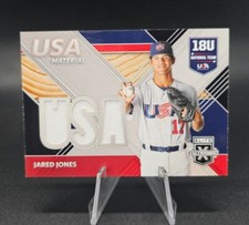 Jared Jones 2020 Panini Elite Extra Edition USA Material Black #USAM-JJ Pirates