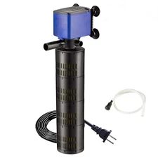 Fish Tank Aquarium 3in1 Aquarium Internal Filter Water Pump Oxygen 660 GPH