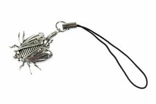 Fly Mobile Pendant Miniblings Throwing Fly Insect Halloween Mobile Jewelry Silb