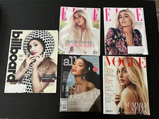 Vogue British Allure Billboard Elle 5  Magazine Mag LOT Ariana Grande