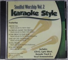 Soulful Worship Volume 2 Christian Karaoke Style NEW CD G Daywind 6 Songs