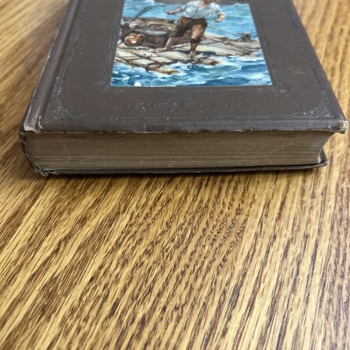 Antique Robinson Crusoe Daniel Dafoe Children's Classics HC Book Est 1910 Illust - Picture 3 of 12