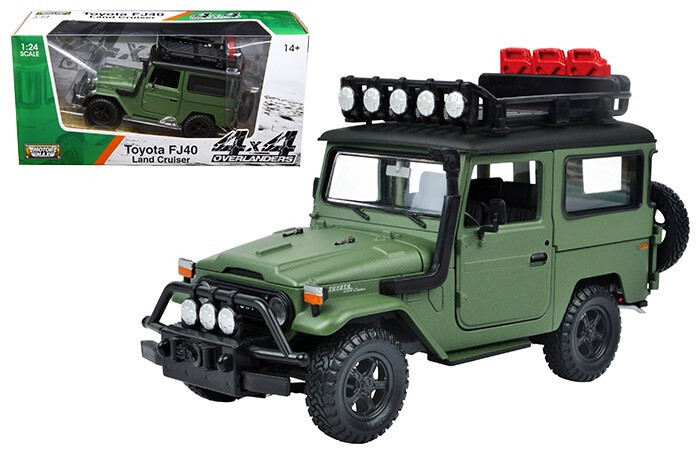 ミニカー Toyota FJ40 Land Cruiser 1:24 Motormax 1:24 Toyota FJ40 Land Cruiser Diecast Model Car