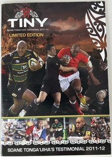2011–12 Testimonial Year of legendary Northampton Saints Soane Tonga'uiha