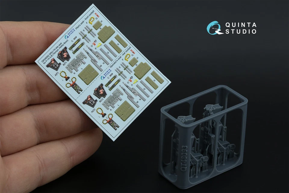 Quinta Studio 1/48 GRU-7A late, 2 sedili di espulsione per F-14 A/B... - Immagine 2 di 4