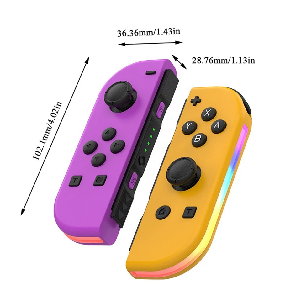 For Nintendo Switch Joy Con Controller Left & Right Wireless Pair Gamepad Joypad - Image 4 of 4