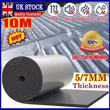 10M Self Adhesive Foil Insulation Foam Roll for Floors,Roofs,Garage Doors,Camper