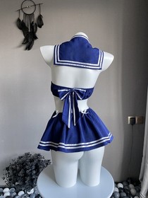 Sexy Lingerie Sailor Costumes School Girl Outfit Cosplay Student Dress Nightwear