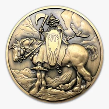 Frank Frazetta's "Death Dealer" Goliath Coin