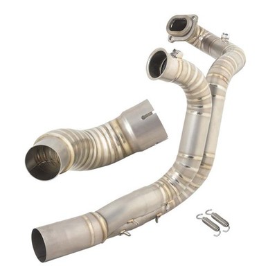 Slip On Exhaust System Header Link Pipe Titanium For Indian FTR 1200 2018-2024