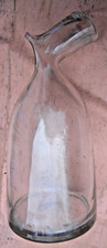 superbe carafe a bec a absinthe en verre souflé ancienne vers 1900 rare parf éta