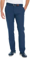 Greg Norman Men  s ML75 Microfiber Yarn Performance Pant, Blue, 36x32