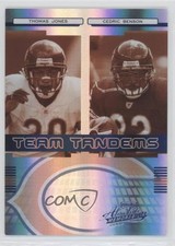 2006 Playoff Absolute Memorabilia Spectrum 70/100 Thomas Jones Cedric Benson y0i