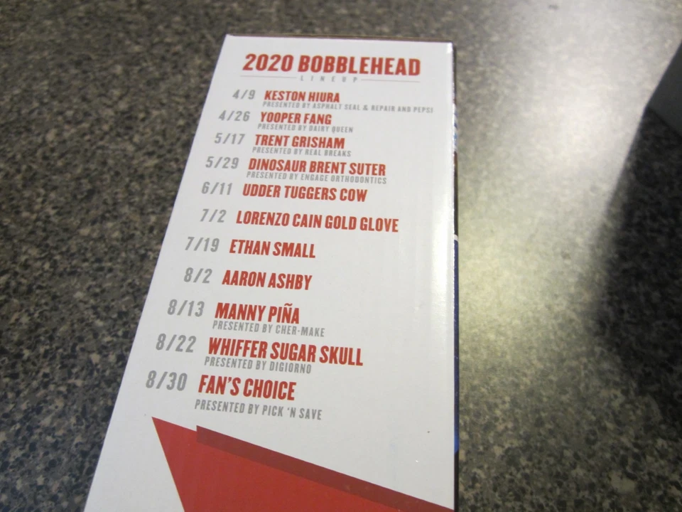 Bobblehead Wisconsin Timber Rattlers - Trent Grisham - 17/05/20 Foto 3 de 3