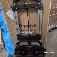Teprovo Folding Hand Truck Dolly Cart,340LB Capacity Portable Aluminum Dolly ...
