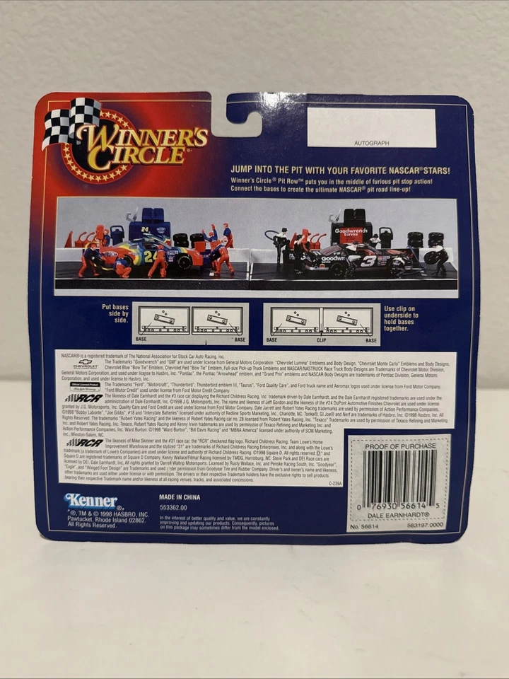 Dale Earnhardt 1998 1/64 Winners Circle #3 Goodwrench Service Pit Row 25 aniversario Foto 3 de 3