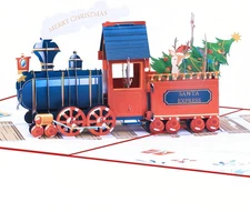 Steelhill Pop Up Christmas Cards with Envelope,Merry Christmas Greeting Cards Bu