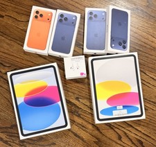 4 iPhone 17 Pro Max BOX ONLY 128 Cosmic Orange - Box Only , 2ipad A16, A16,
