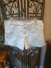 Hydraulic Shorts Juniors Beige Low Rise Stretch Button Flap Size 11/12 Vintage