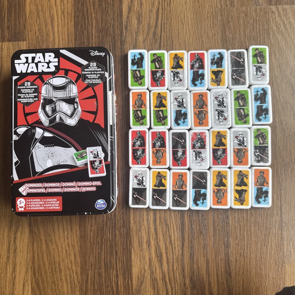 Disney Star Wars Dominoes Game in Protective Tin Spin Master Dominos - Image 2 of 4