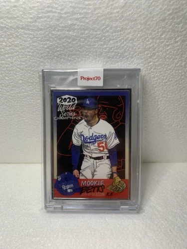 2021 TOPPS PROJECT 70 429 MOOKIE BETTS BY SOPHIA CHANG P70 AP SILVER FRAME /51