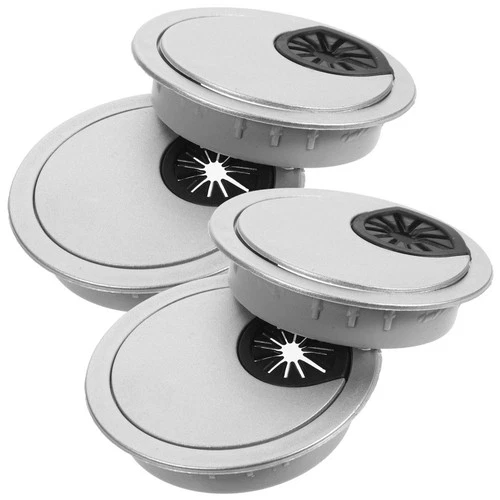 Œillets de câble de bureau, 20 pièces, couvercles de trous de câble de bureau,