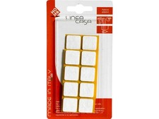 16 Adhesive Felt Pads 20x20 97 White Home