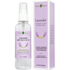 POSITIVE ESSENCE Lavender Linen and Room Spray, Pure Lavender Essential Oil