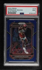 2022-23 Panini Prizm Blue Prizm /199 Dominique Wilkins #279 PSA 9 MINT HOF 07qw
