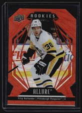 2022-23 Upper Deck Allure #112 Filip Hallander Orange Slice